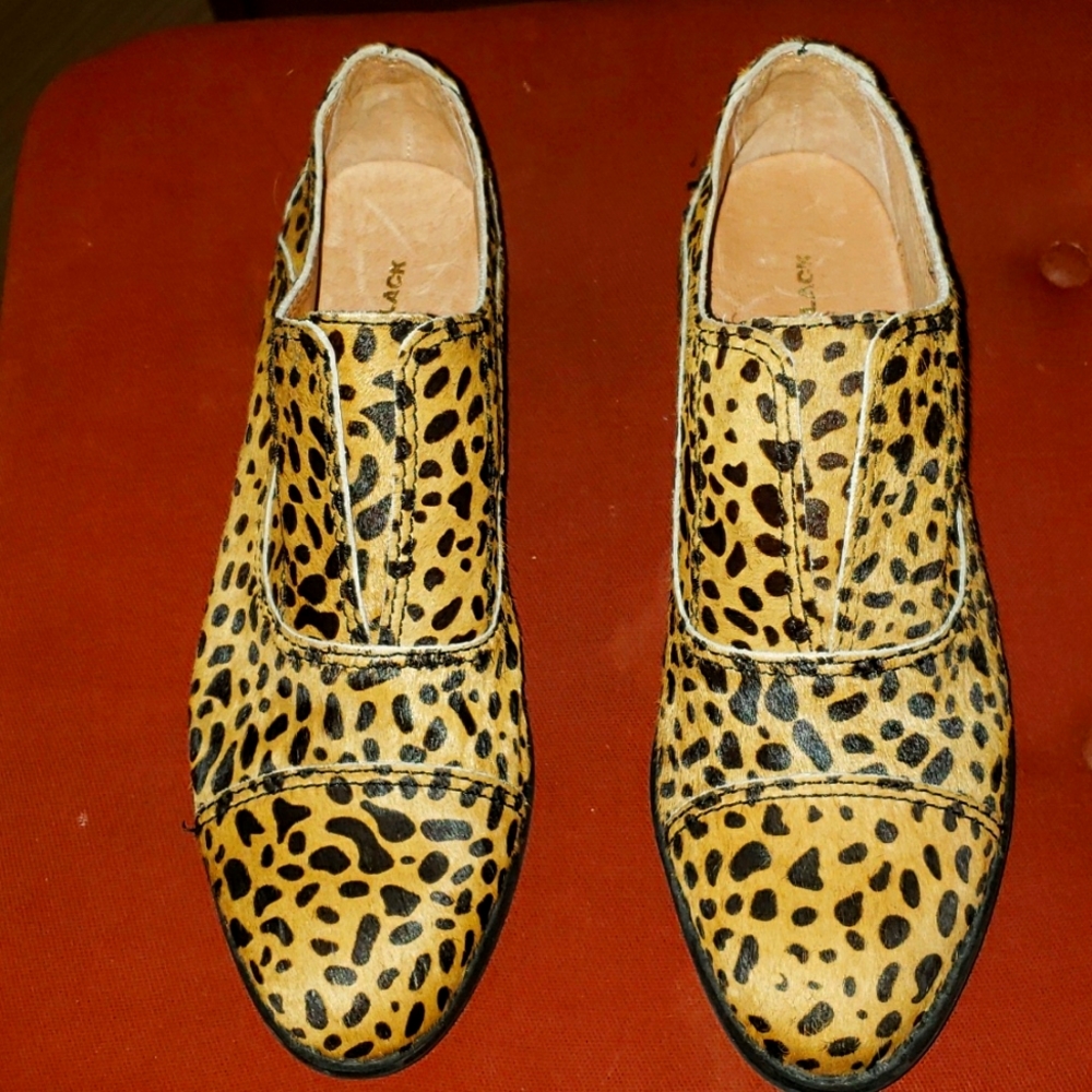 Leopard print girls bootie